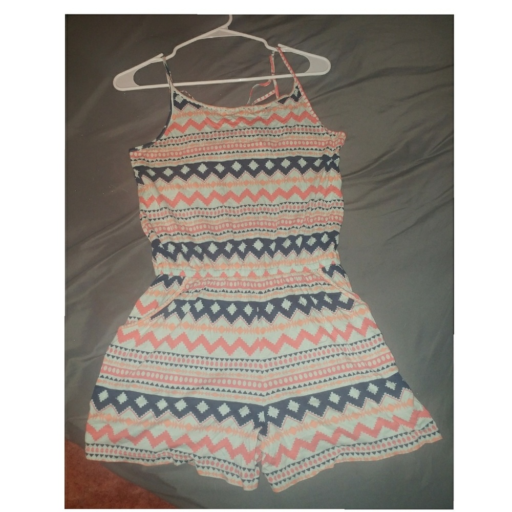 Girls size 8-10 romper